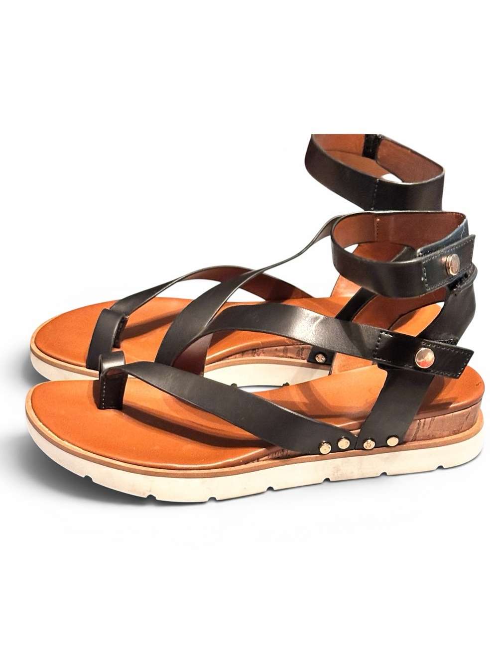 Franco Sarto Toe Wedge Sandals Size 7 Good Used Condition
